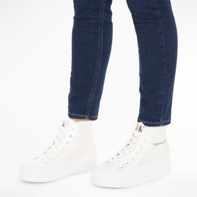 Sneakers femme Bold Vulc Flatf Mid Laceup Nyn CALVIN KLEIN