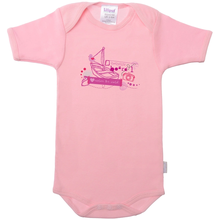 Liliput Kurzarmbody Boot rosa