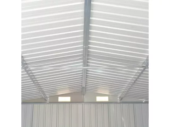 Abri de jardin 257x580x181 Métal Marron