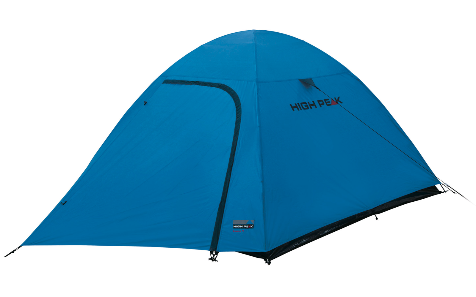 High Peak Kiruna 3 freistehendes Kuppelzelt blau/grau für 3 Personen