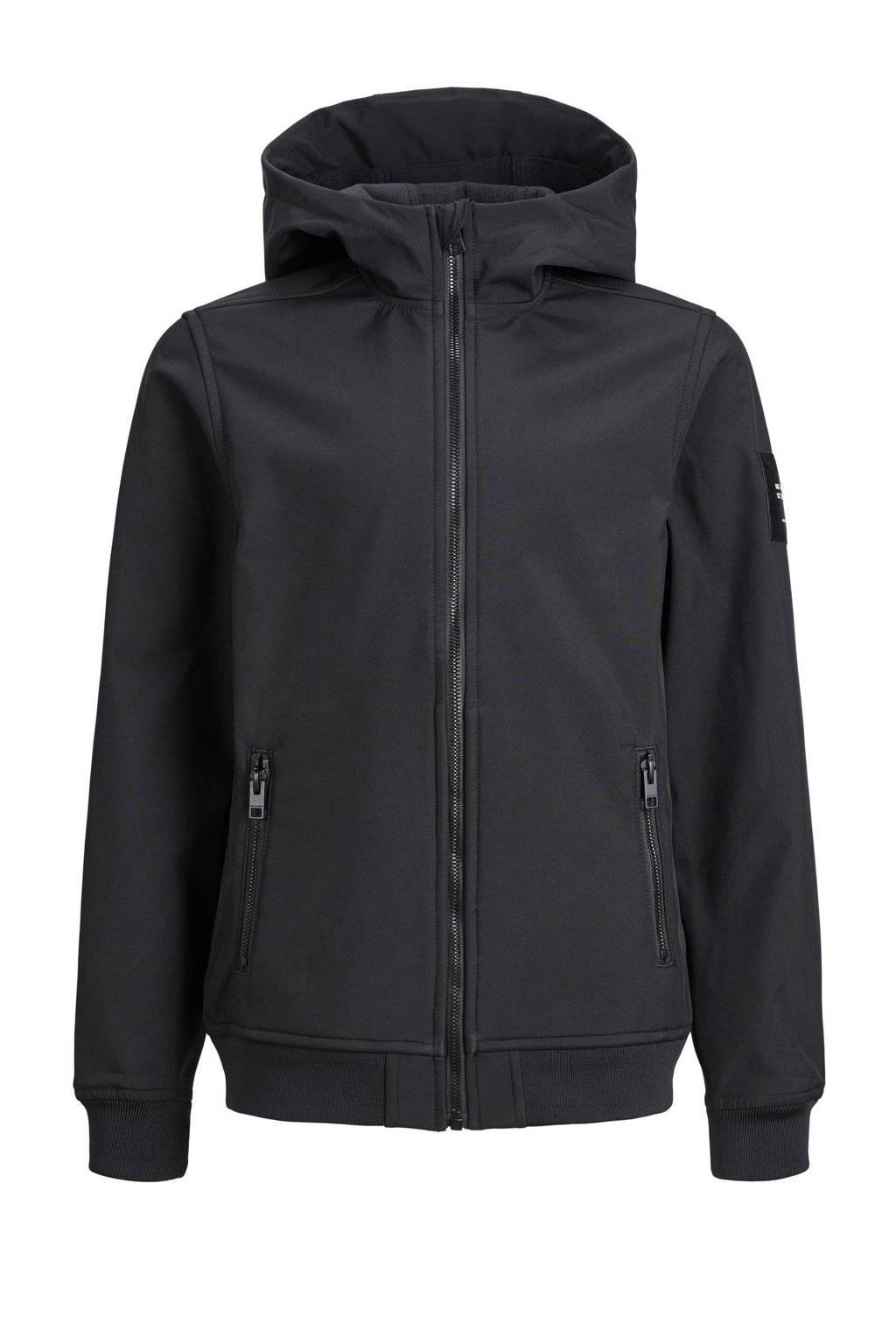JACK & JONES softshell jas JJEBASIC SOFTSHELL zwart
