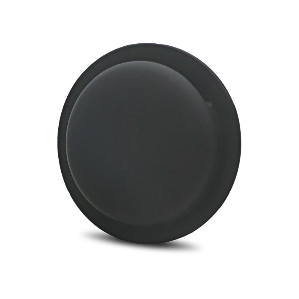 Apple AirTag Silikon Case Hülle mit Kleberückseite - Schwarz