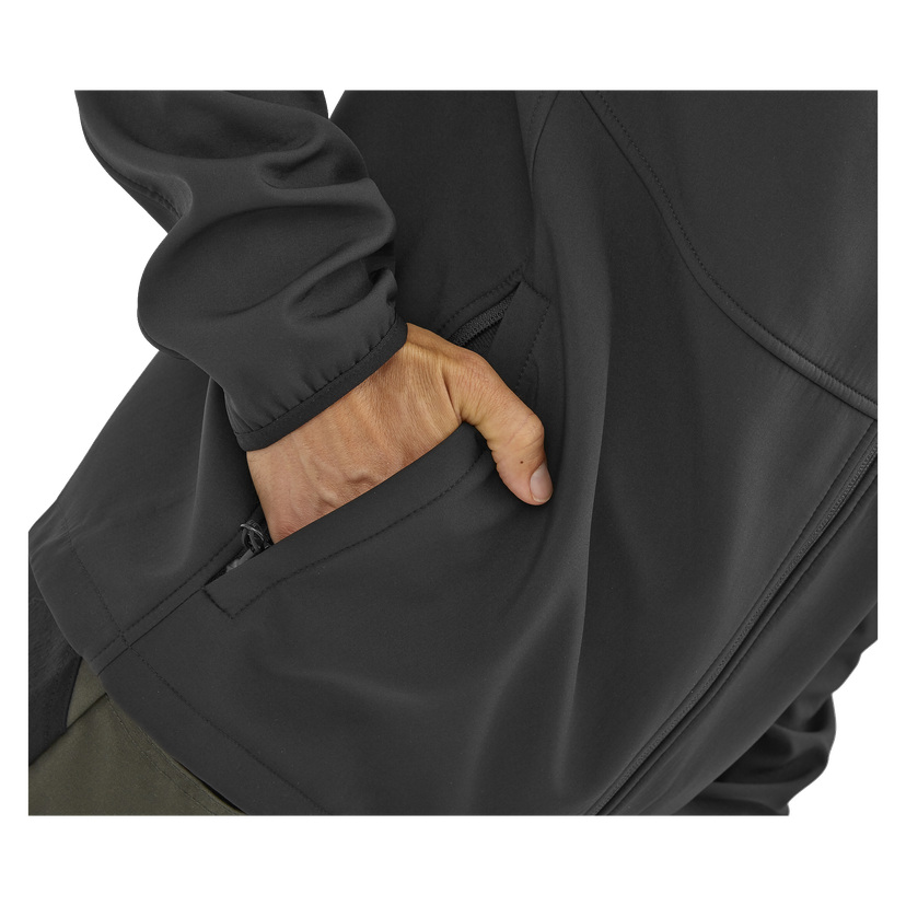 Fleecefôret softshelljakke for menn XL