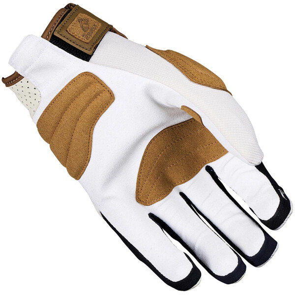 Five - Gants Scrambler Blanc / Camel