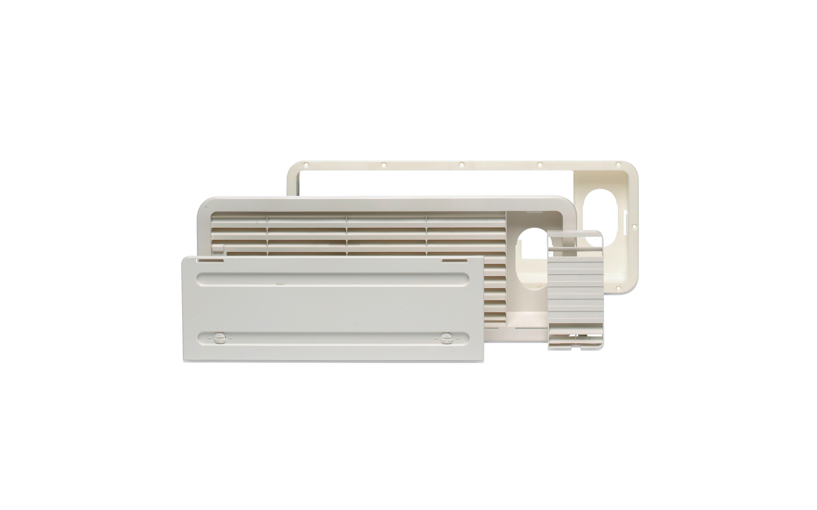 Dometic Lüftungsgitter LS100 für Absorberkühlschränke mit einer Tür, oben, weiß