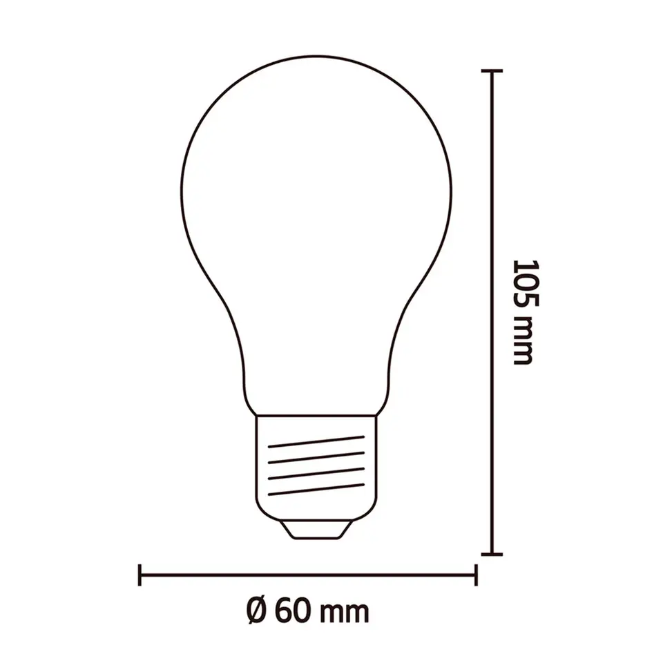 Calex Smart LED-standaardlamp - goudkleurig - 7W