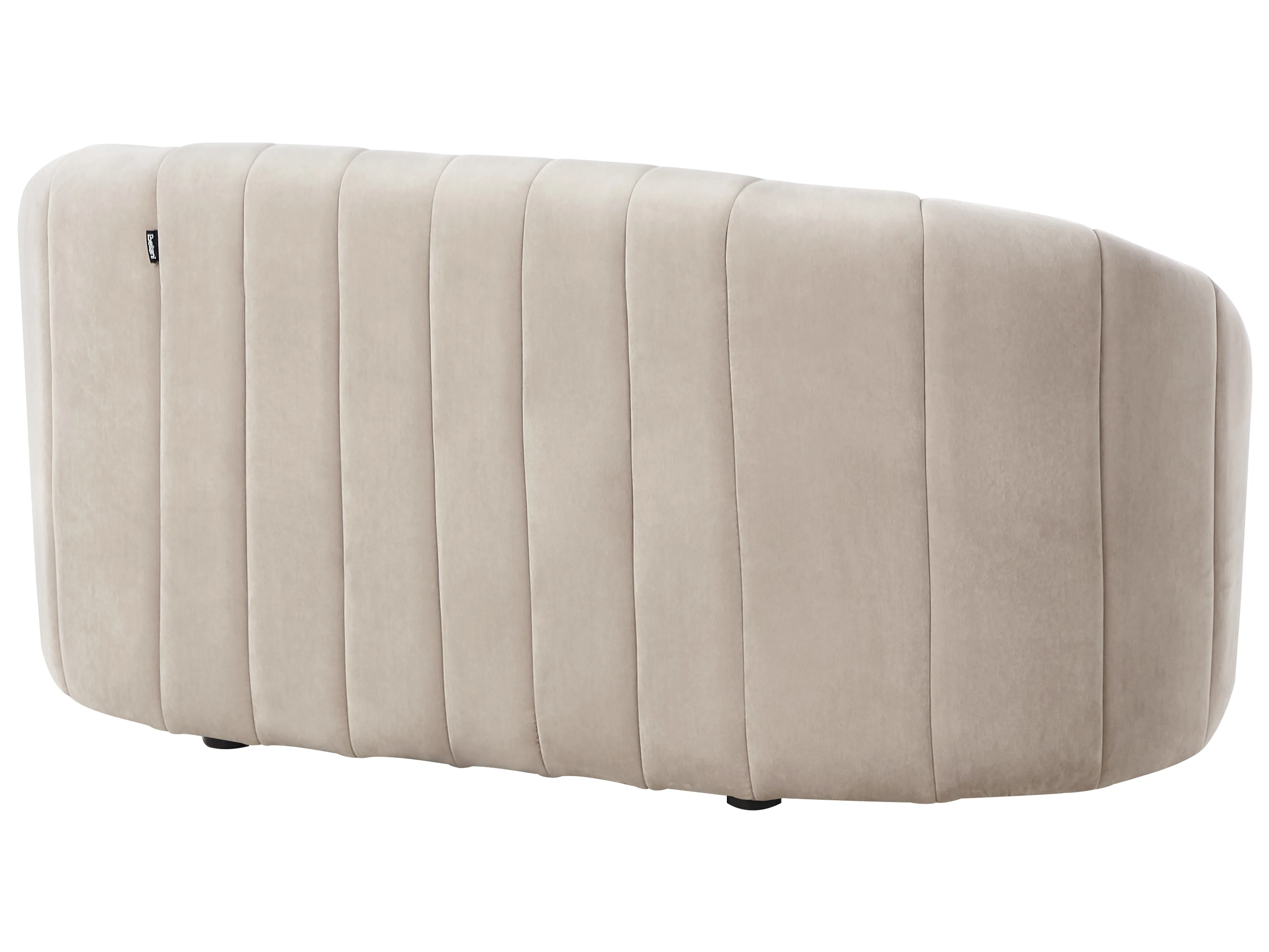 Bank 2-zits MALUNG Fluweel Beige