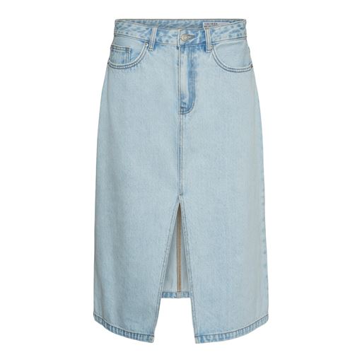 Vero Moda Beate Denimnederdel, Light Blue Denim, S