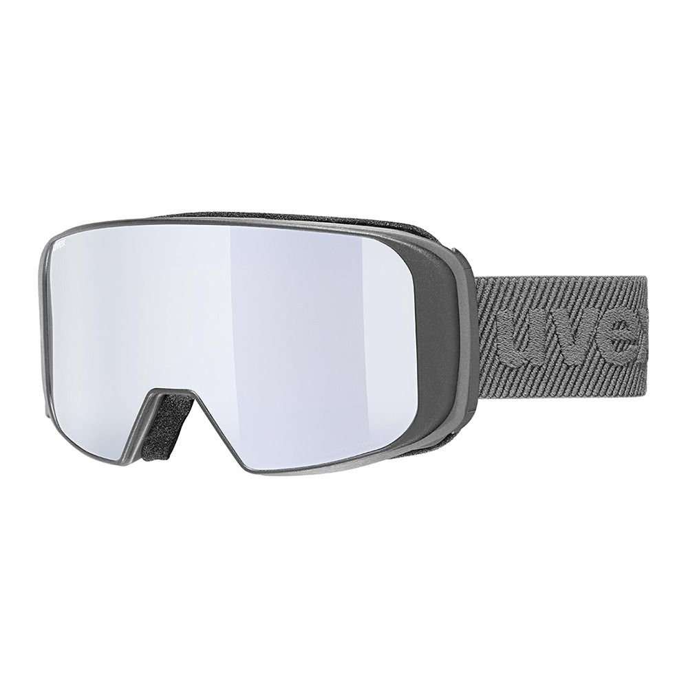 Uvex SAGA TO - Masque ski rhino mat/mirror silver lasergold lite + écran supplémentaire