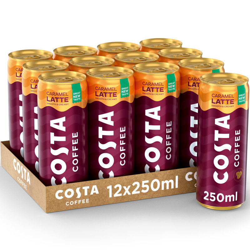 Costa Coffee Latte Caramel, 25 cl, 12 Stück