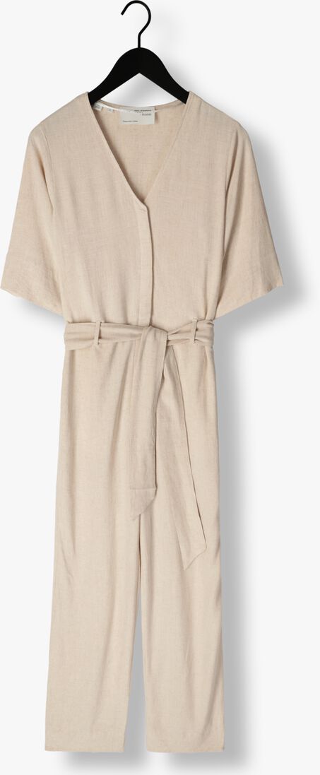 SELECTED FEMME zand selected femme jumpsuit slfviva 2/4 long linen jumpsuit