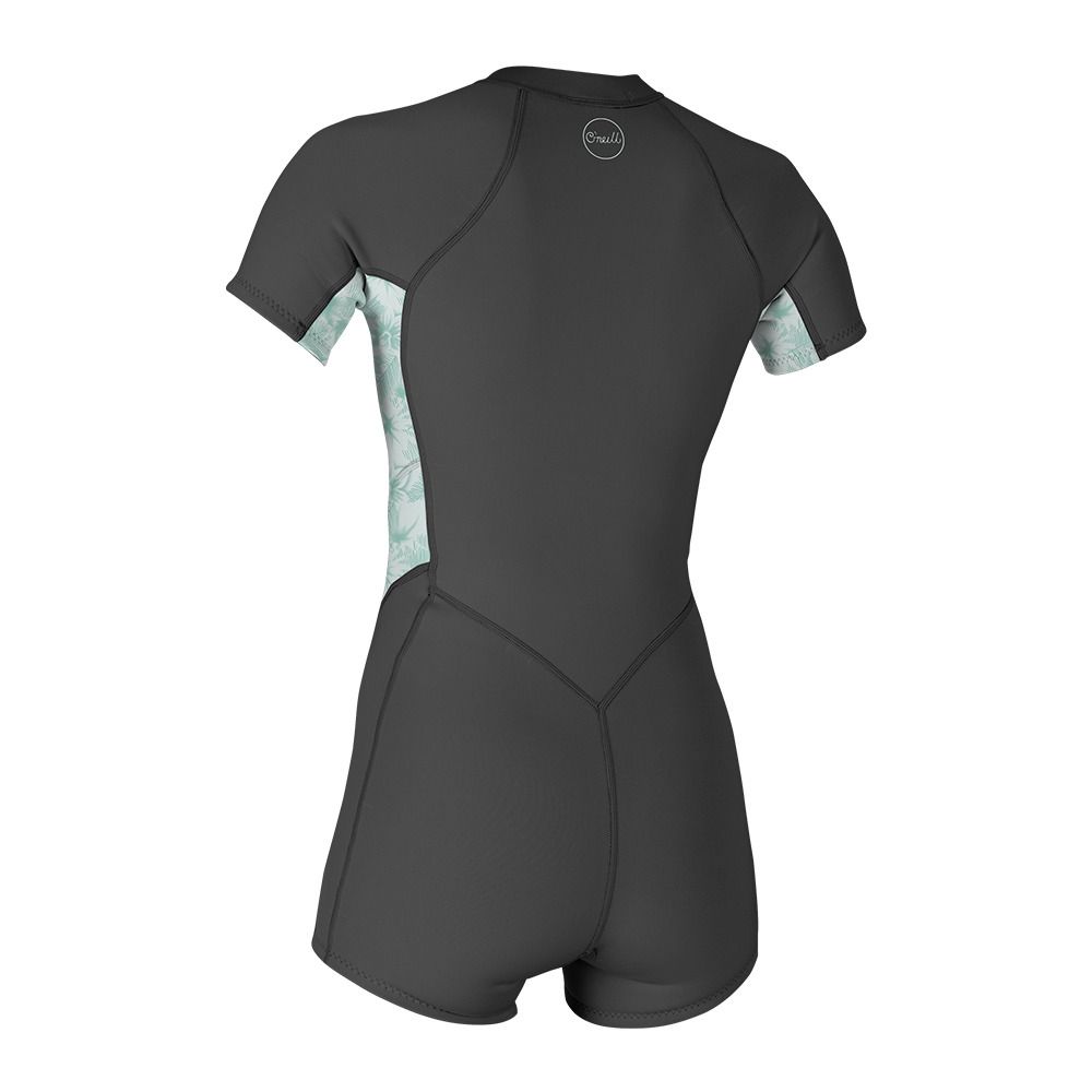 O'Neill BAHIA SPRING FZ - Combinaison shorty 2/1mm Femme graphite/mirage