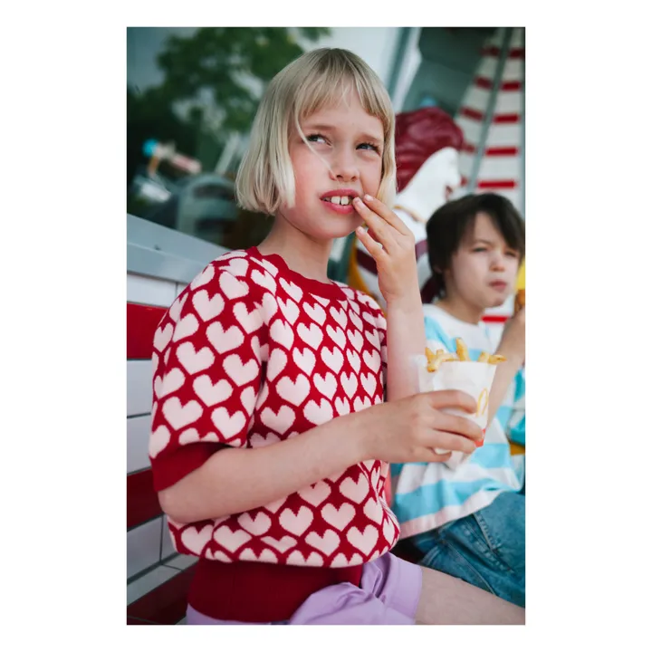 Daily Brat Pull Cœur | Rouge