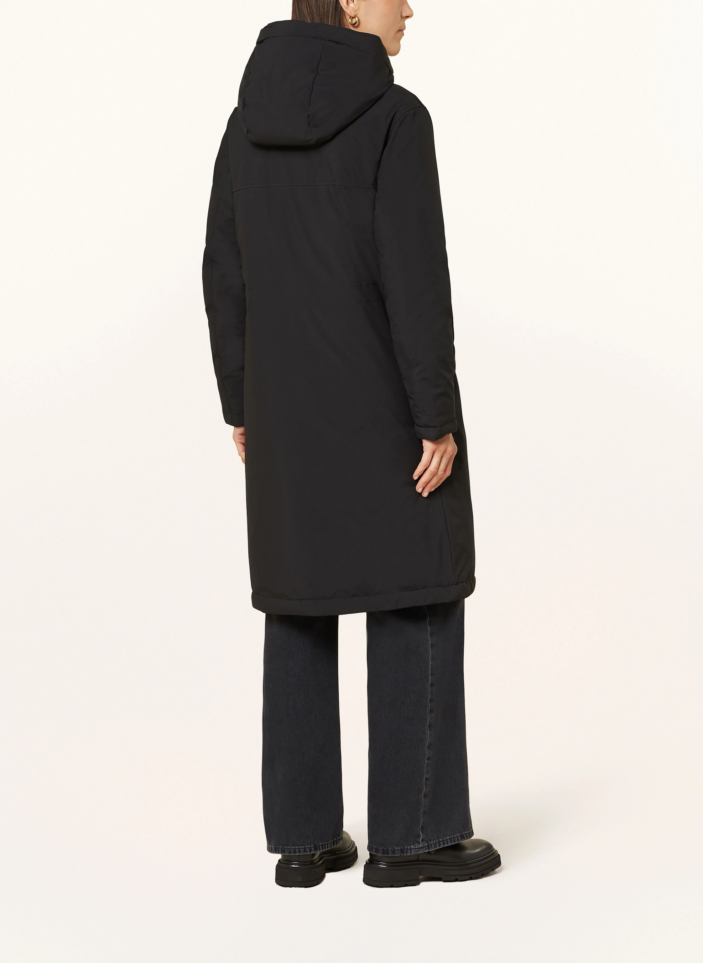 Blauer Daunenmantel CARMEN