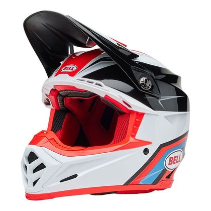 Casque cross Bell MOTO-9S FLEX MERCHANT 2025 - Rouge