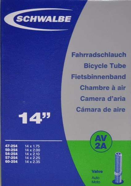 Schwalbe slange 14 x 1,75-2,50 (47/60-254) Autoventil
