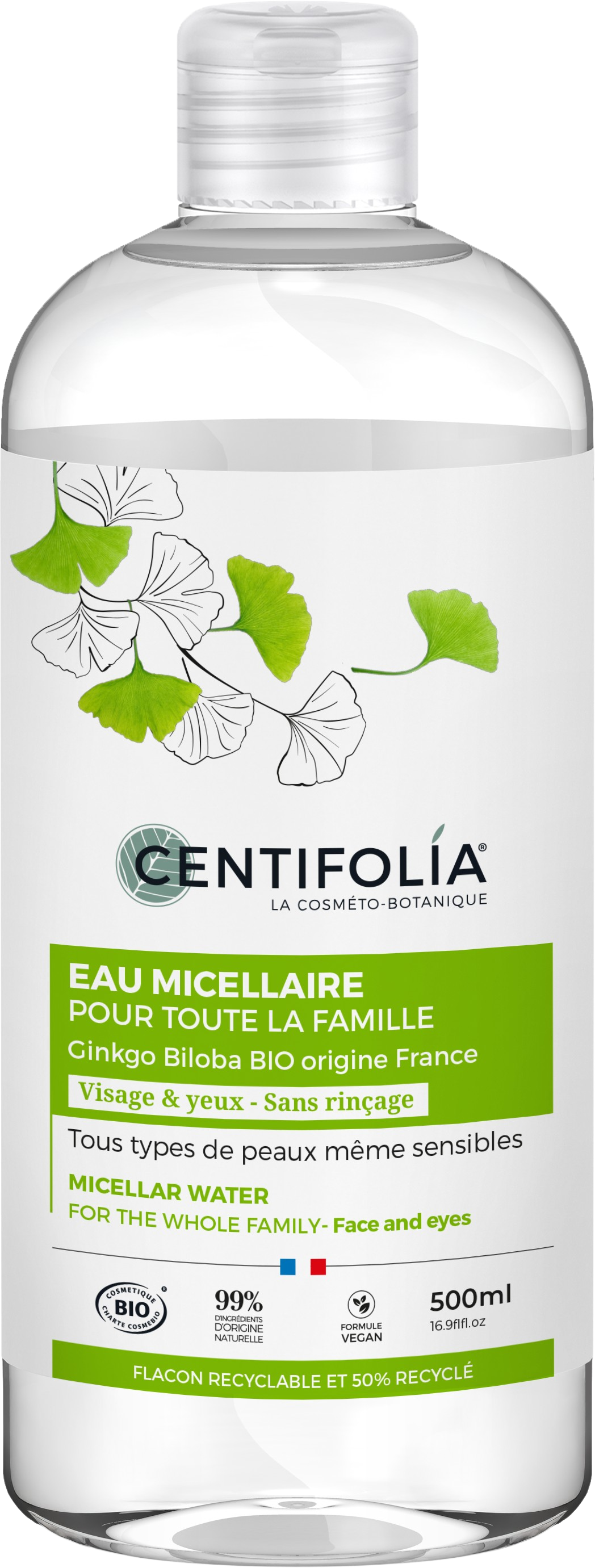 CENTIFOLIA  Family Micellar Water, 500 ml