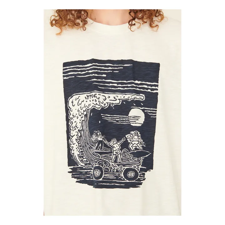 YMC T-shirt On The Mountain Coton Bio | Blanc