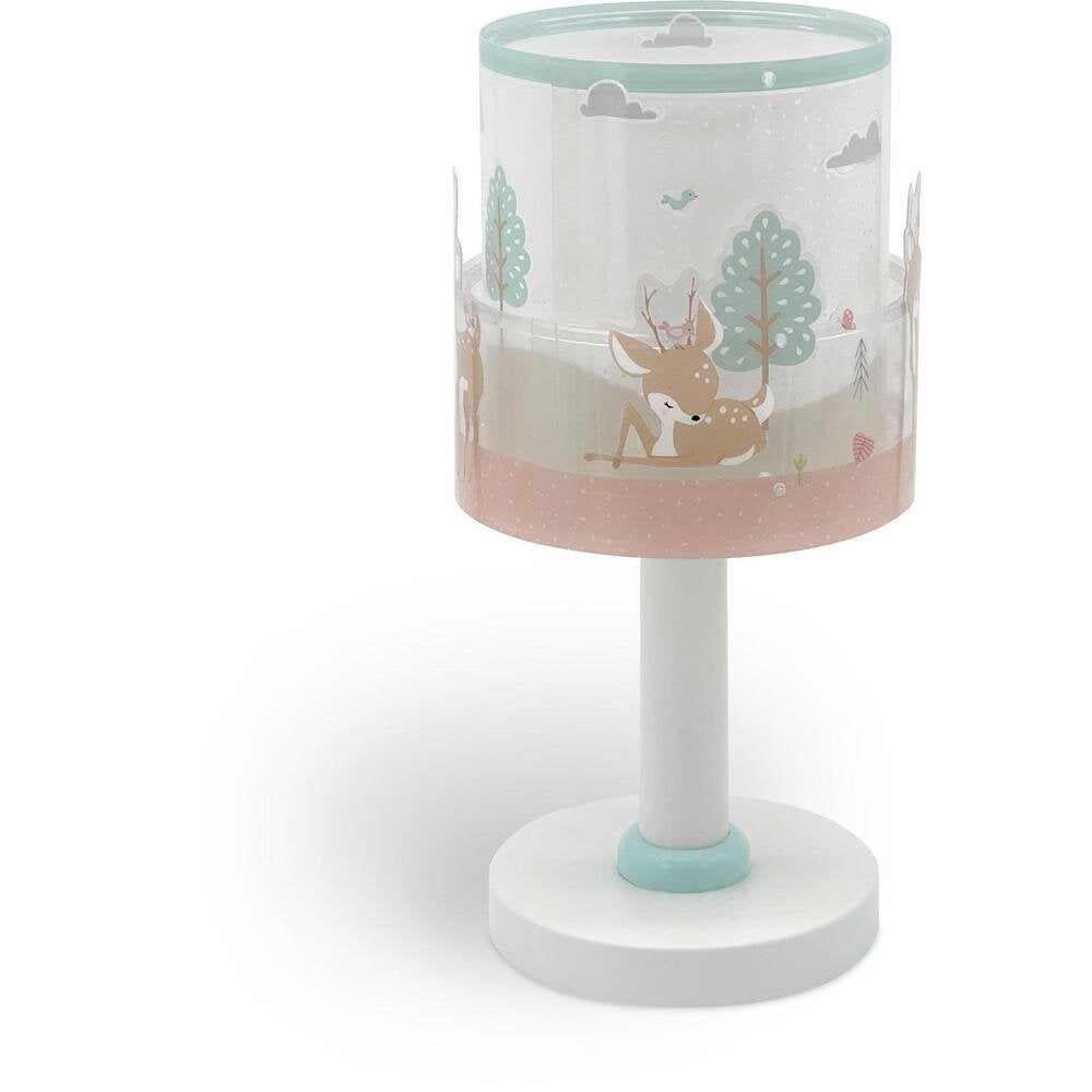 Loving Deer tafellamp in wit en roze E14