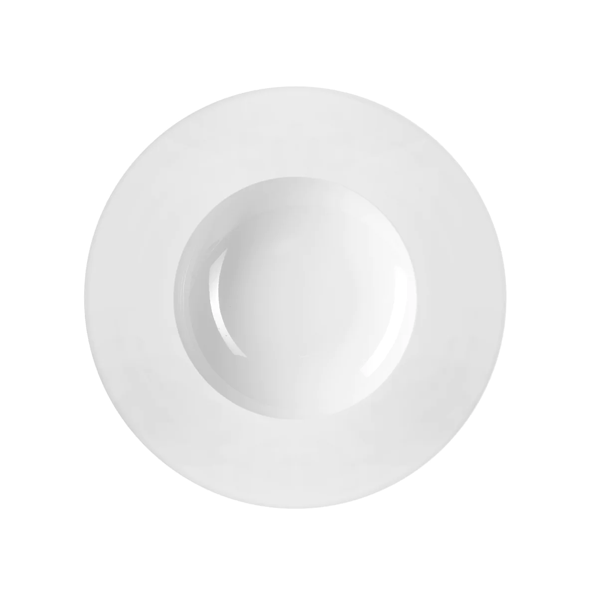 Coupe Blanc - Coffret 6 assiettes creuses à aile Médard de Noblat