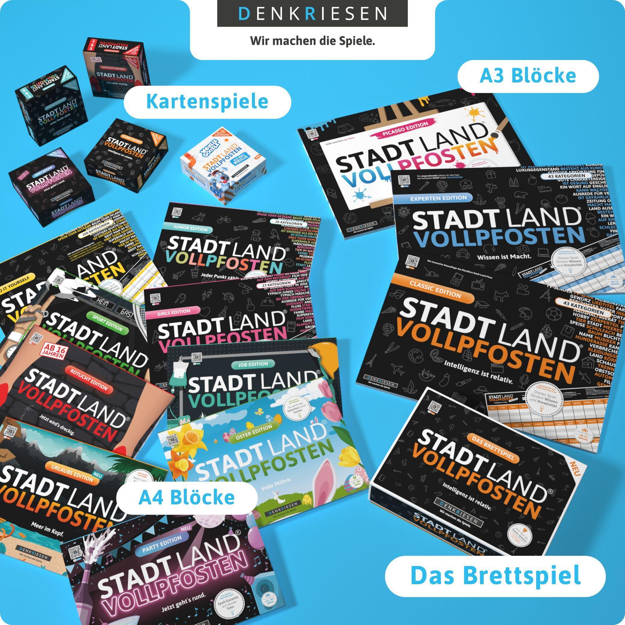 Denkriesen - STADT LAND VOLLPFOSTEN® - BEST AGER EDITION (Spiel)