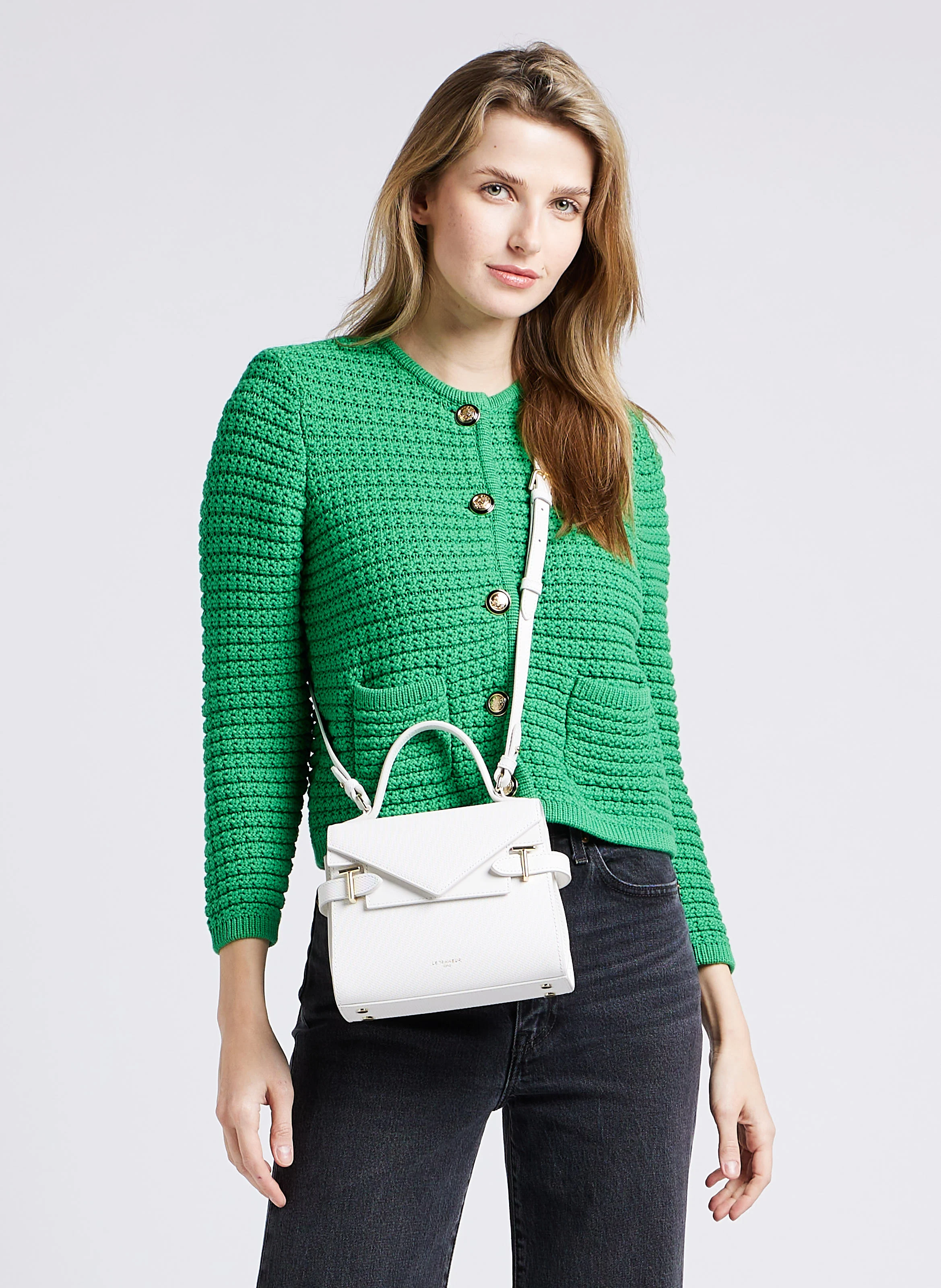 EMILIE - Sac à main en cuir | Beige