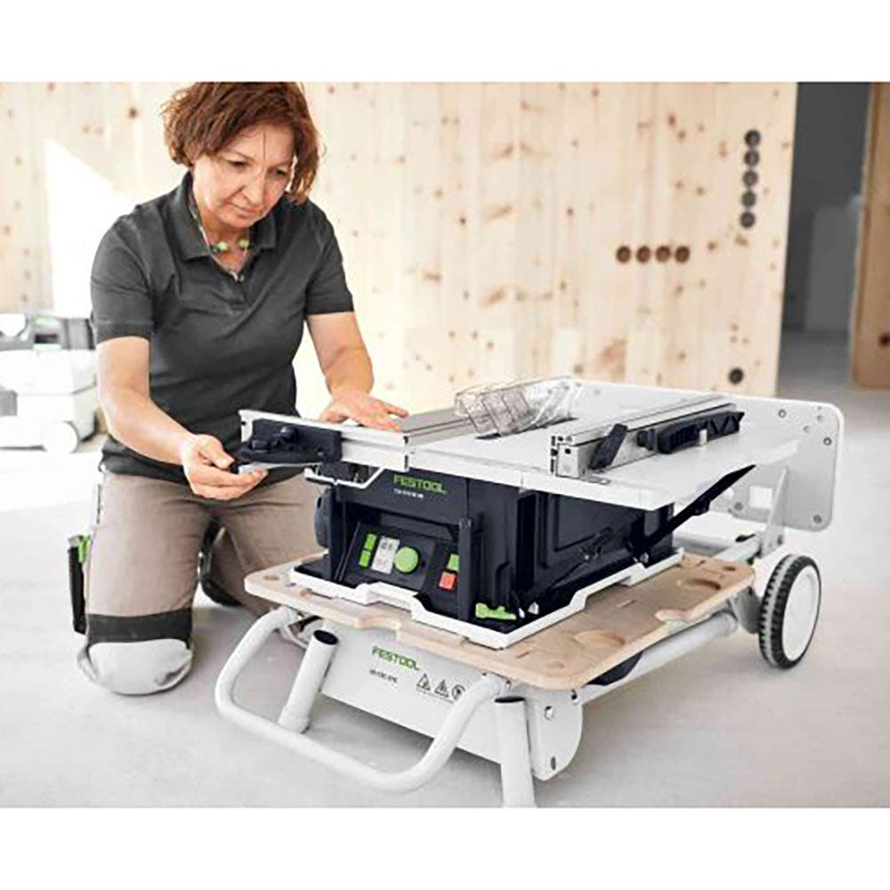 Estrutura inferior móvel para serra Systainer da FESTOOL, compatível com CSC SYS 50 577001