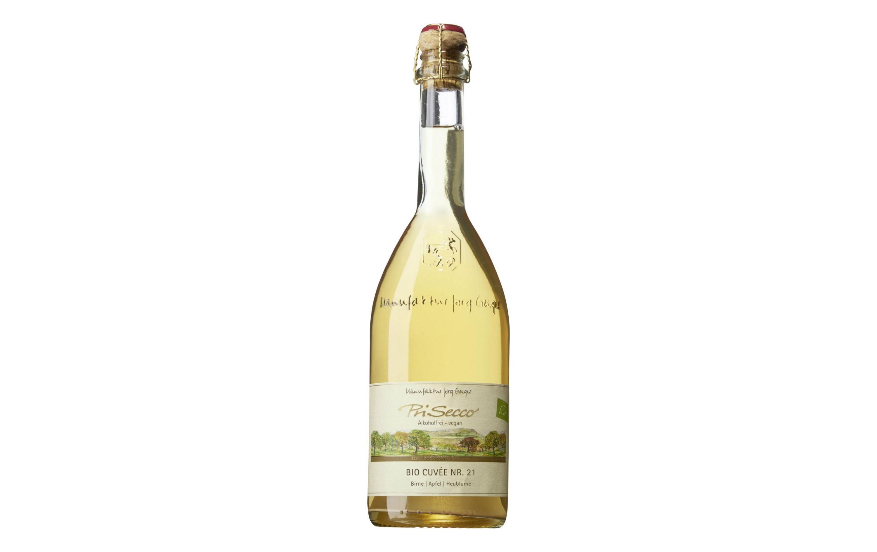 PriSecco Cuvée Nr. 21 Bio alkoholfrei 0.75 lAlkoholfreies Getränk für den Apéro-Genuss