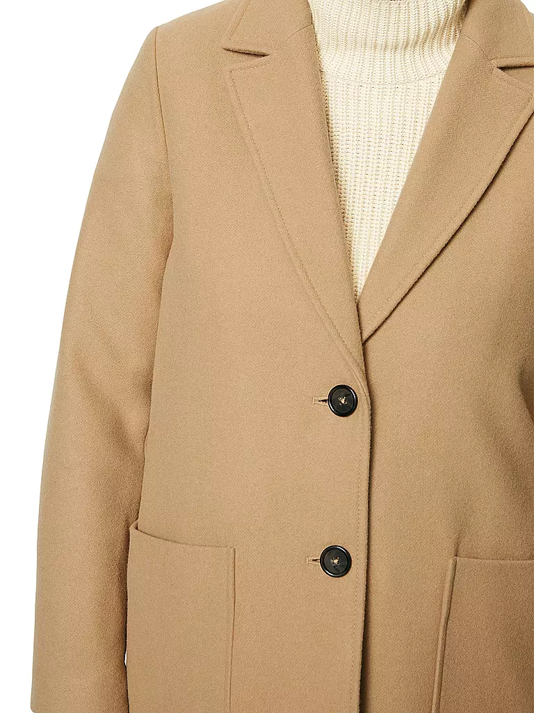 MARC O'POLO Wollmantel camel