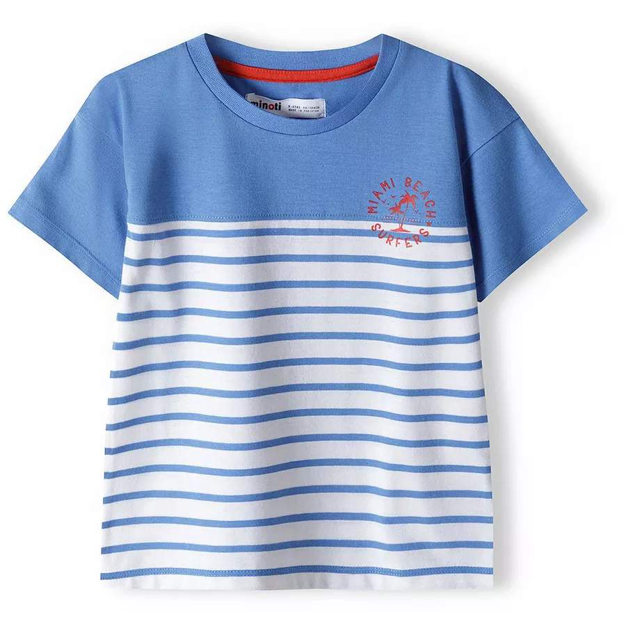 MINOTI T-Shirt und Shorts im Set RotWeißBlau