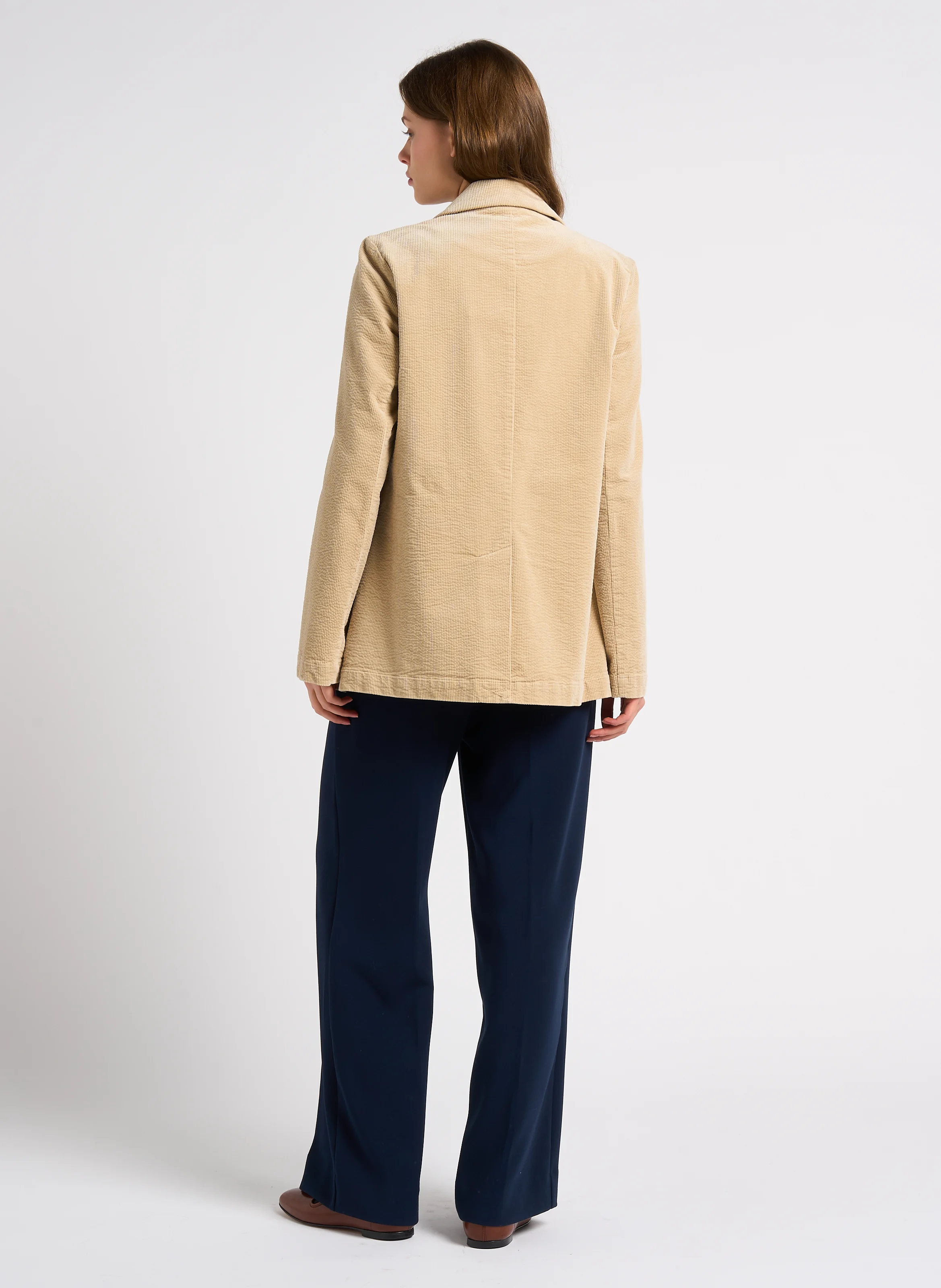 Pantalon large | Bleu
