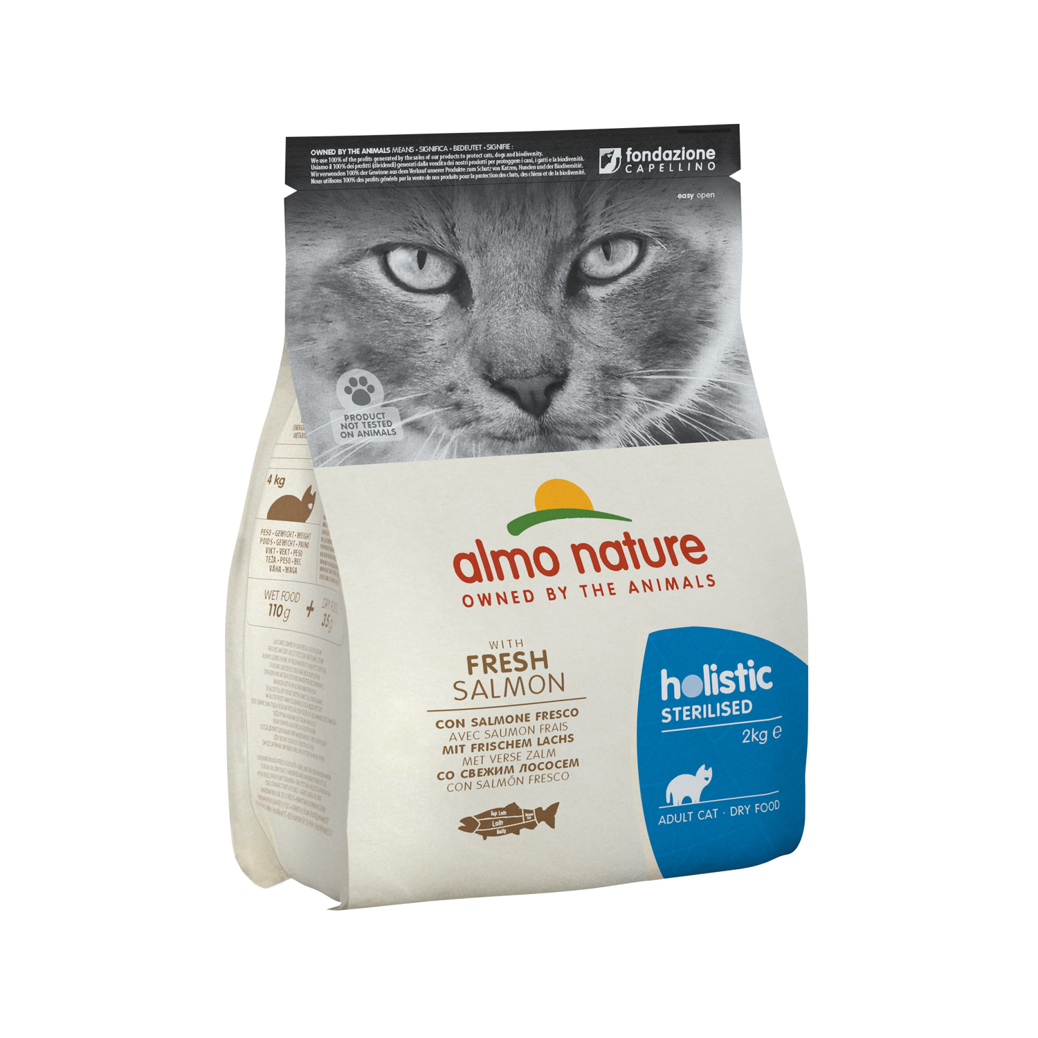 Almo Nature Sterilised Kattenvoer - Zalm en Rijst