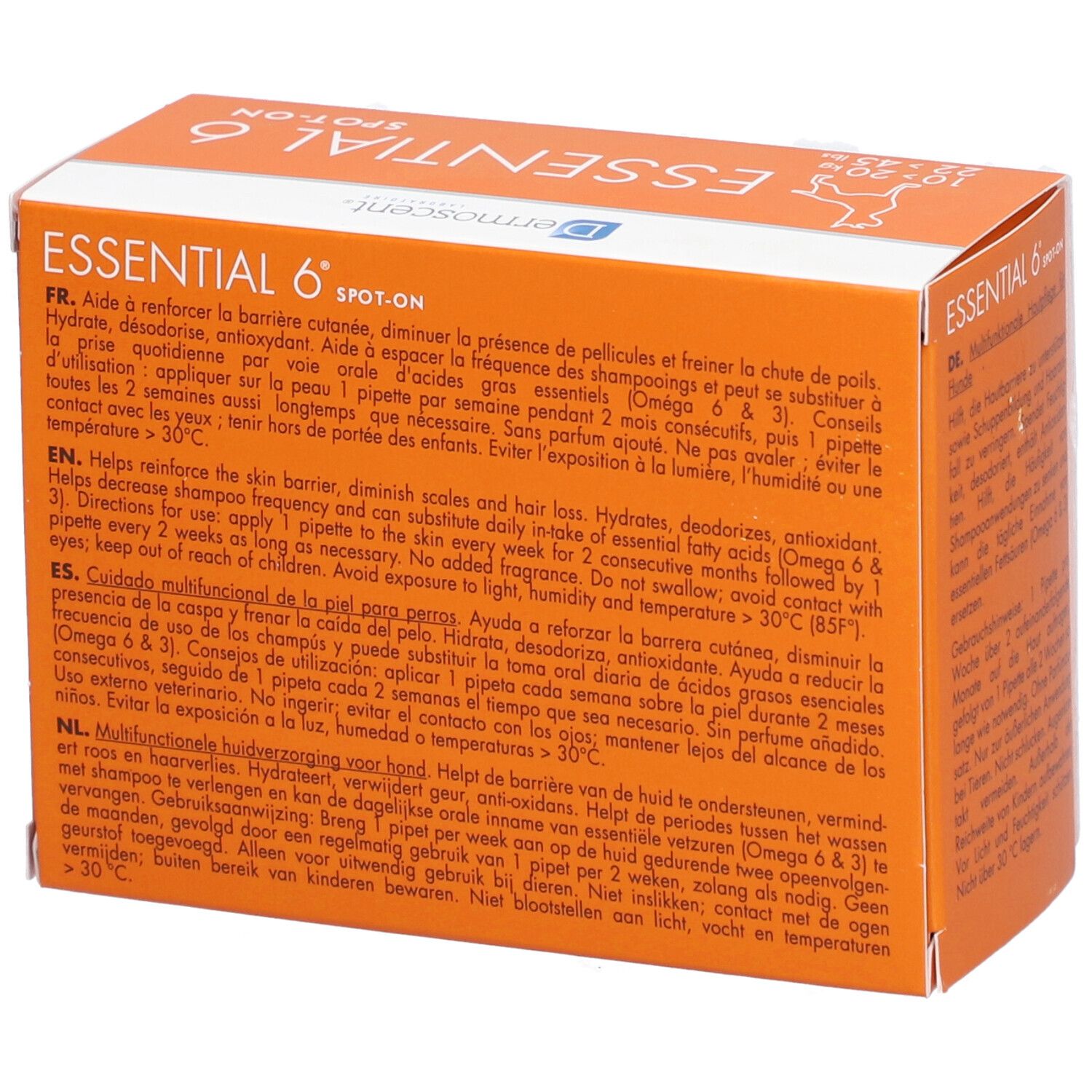 Essential 6® spot-on Hund 10-20kg