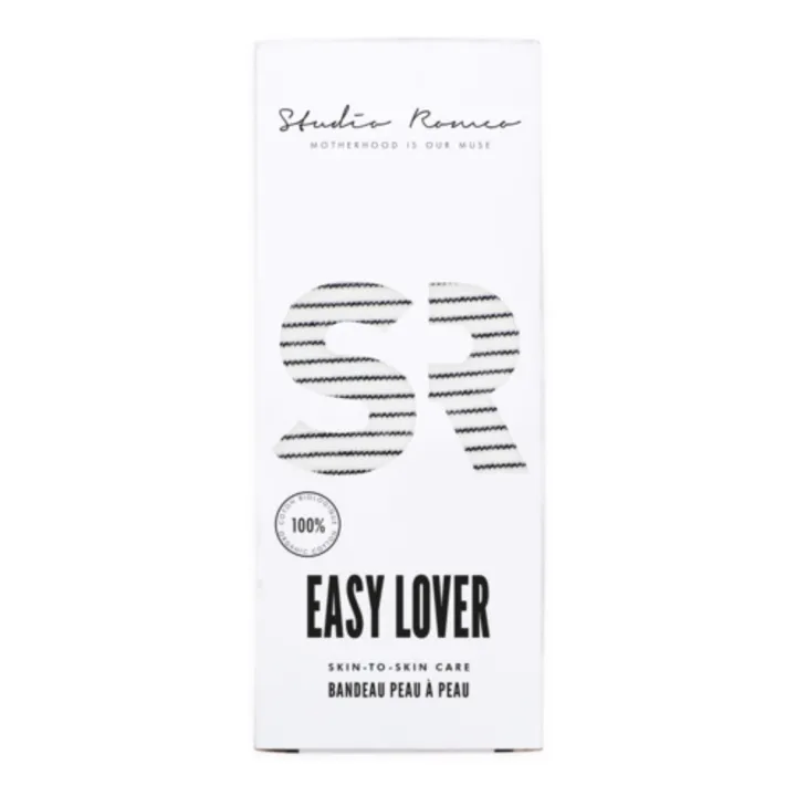Studio Romeo Bandeau peau à peau en coton bio Easy Lover | Blanc