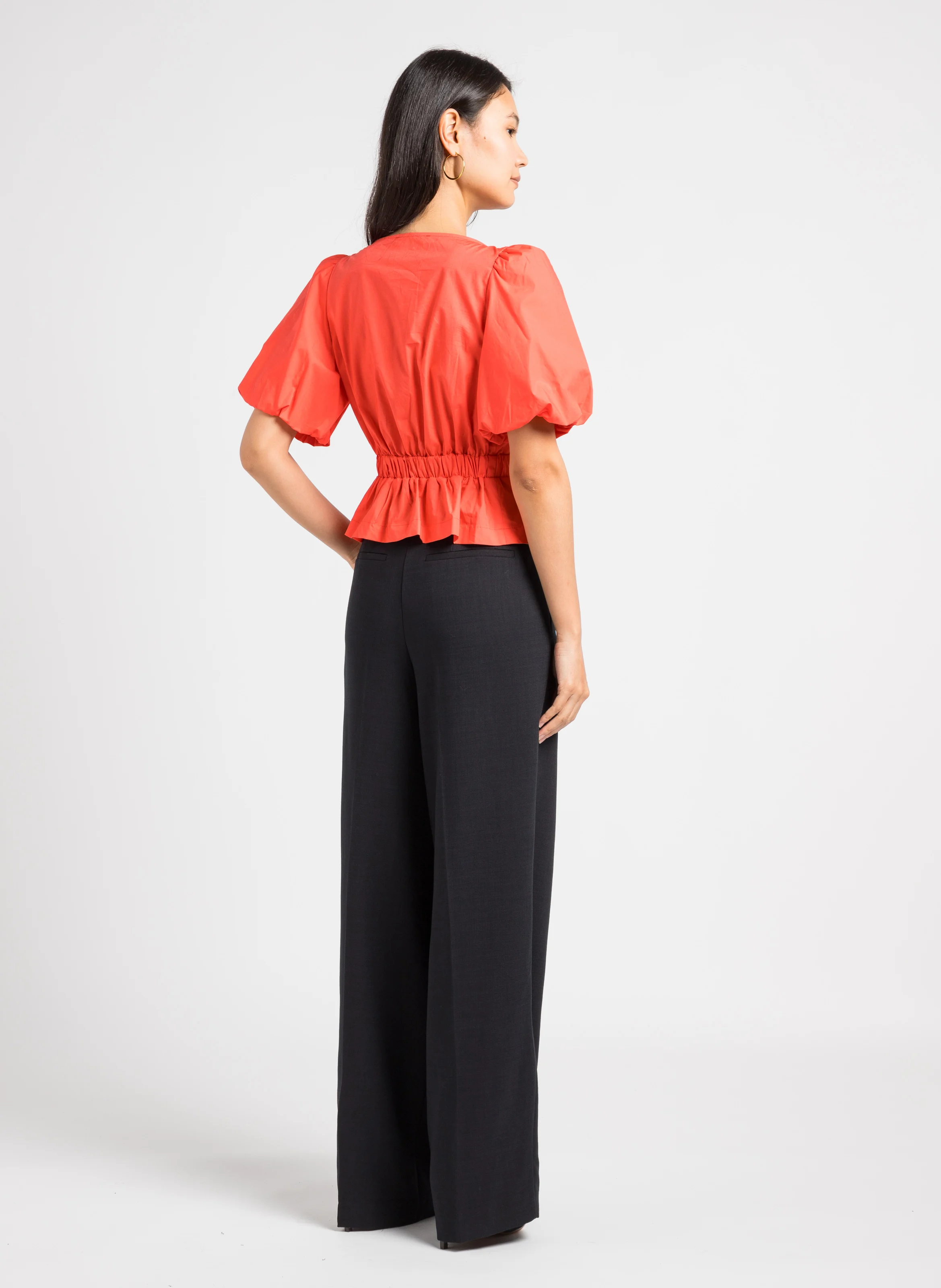 EDWIN - Pantalon large taille haute | Noir