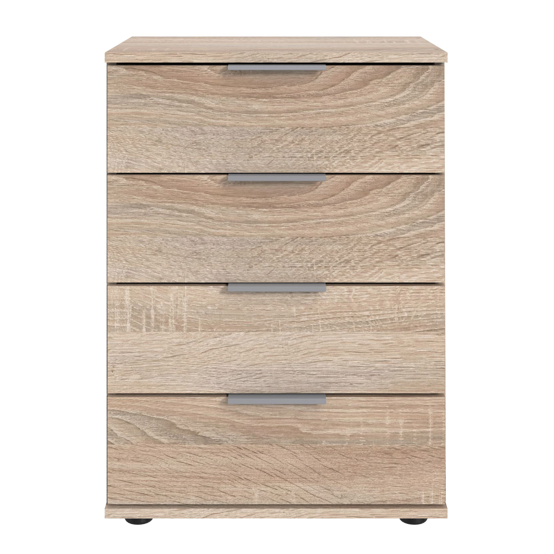 Nachtschrank - Sonoma Eiche - 4 Schubkästen