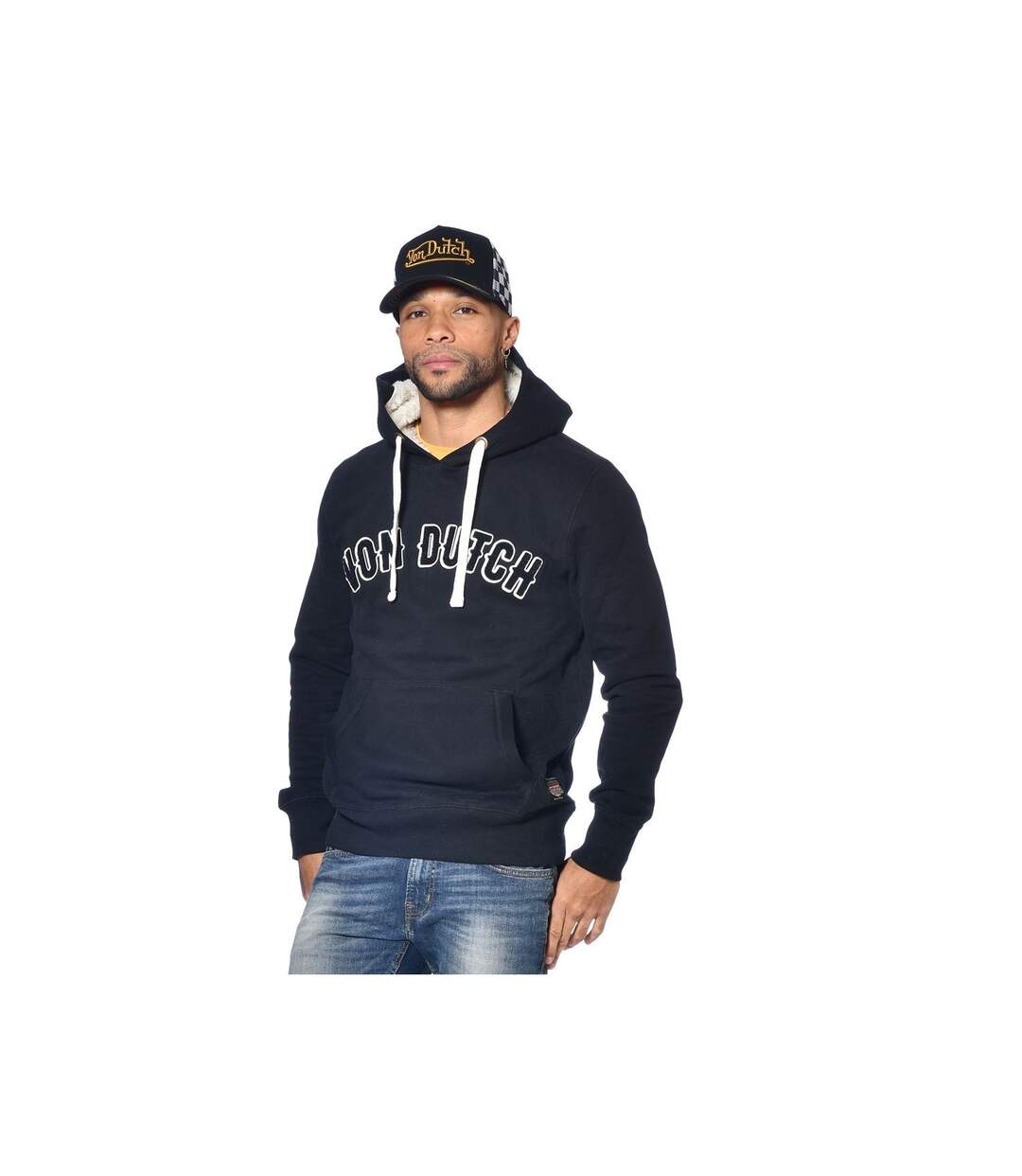Sweat à capuche doublure sherpa homme Must