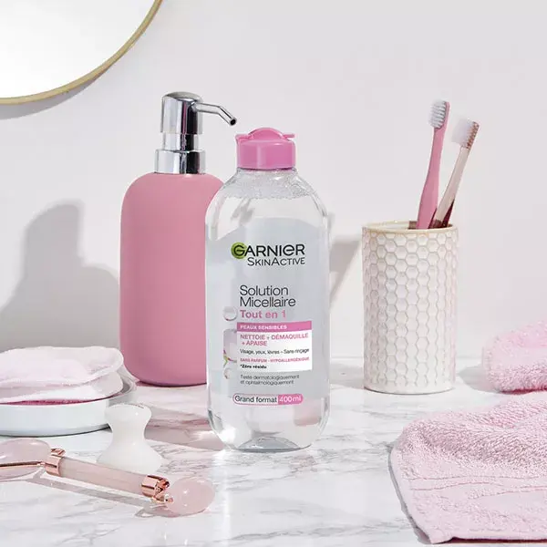 Garnier SkinActive Solução Micelar Tudo-em-Um para Pele Sensível 400ml