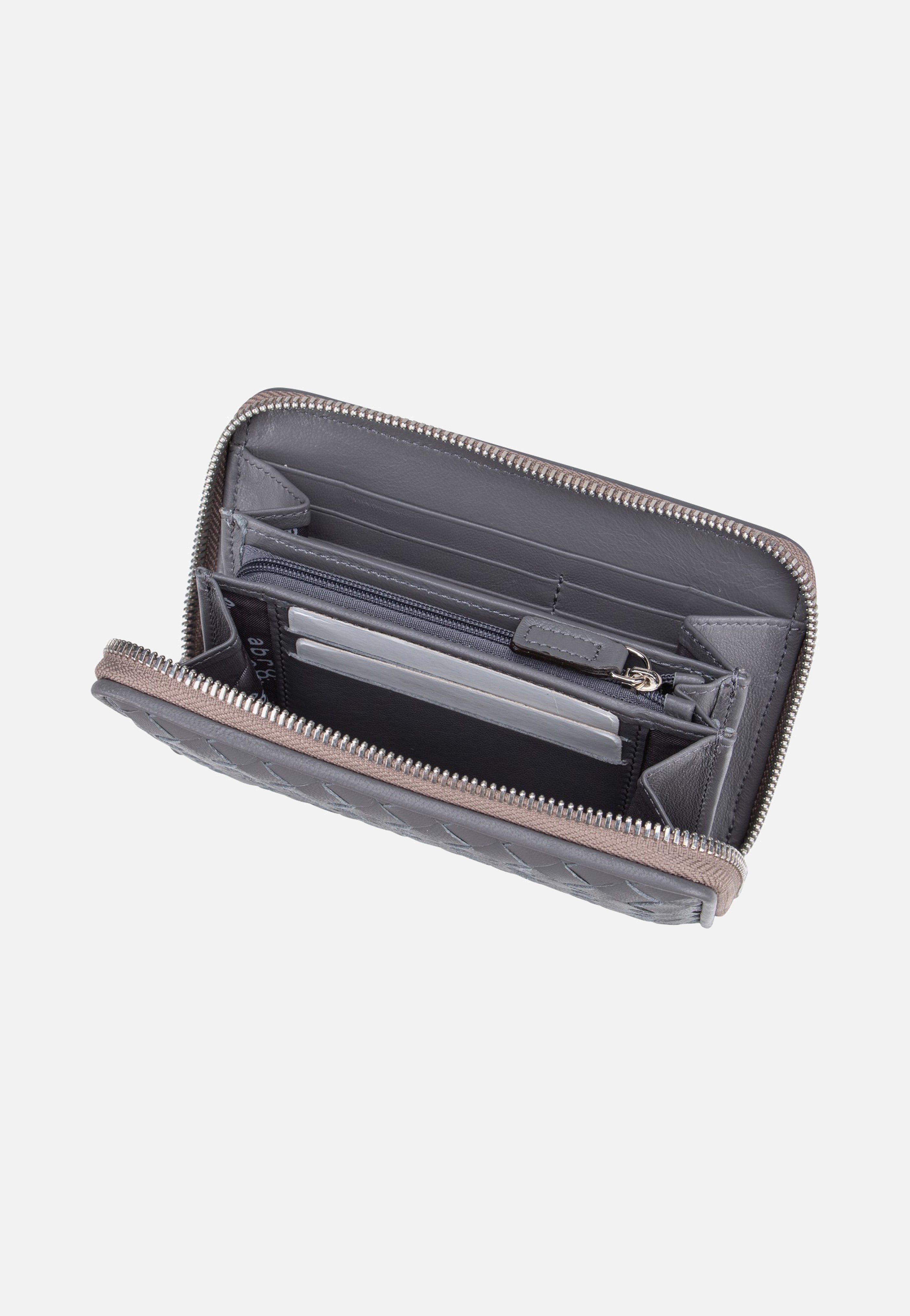 Piuma Weaving Wallet M Zinc - Portemonnaie