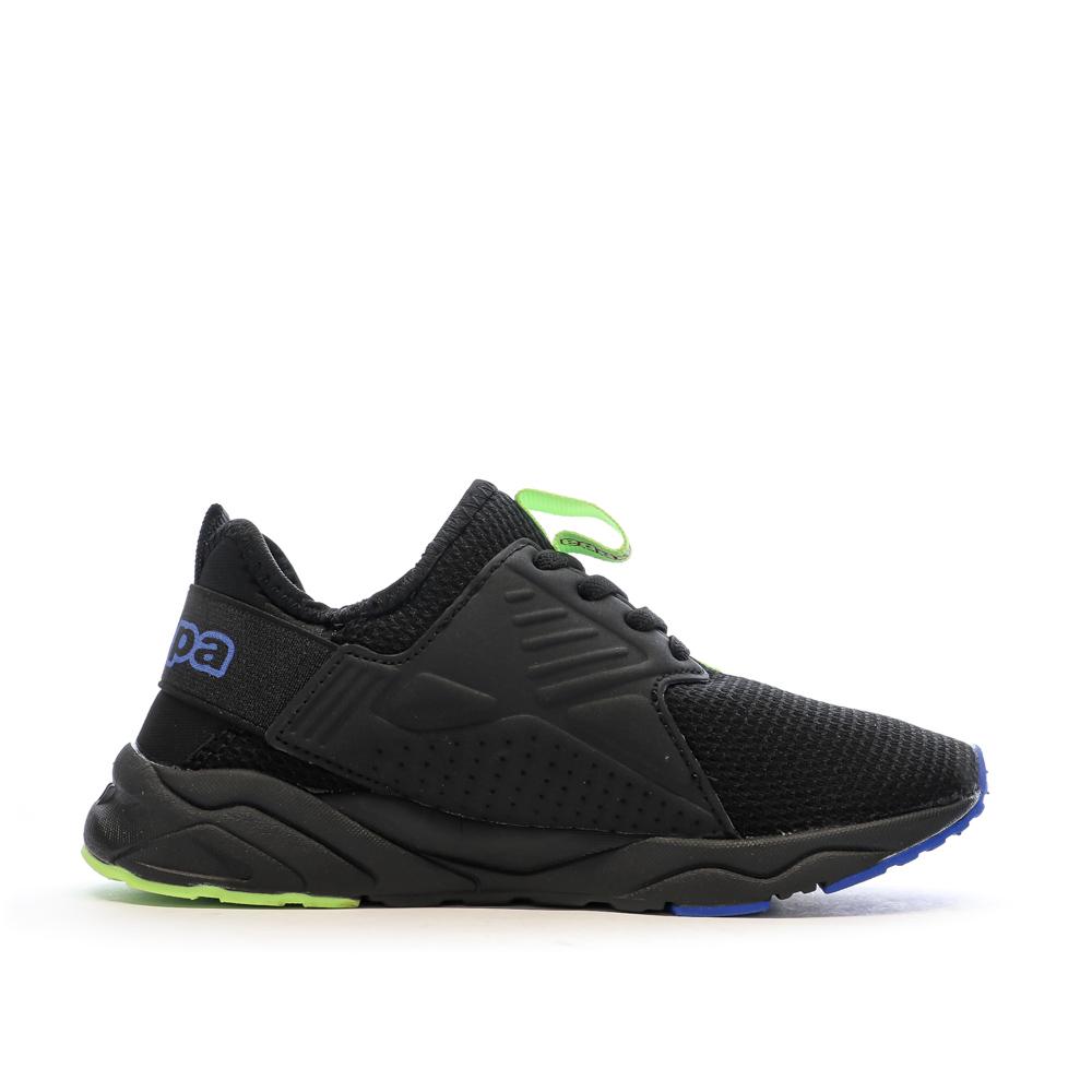 Kappa Baskets Noires/Bleu/Vert Garçon Kappa San Puerto