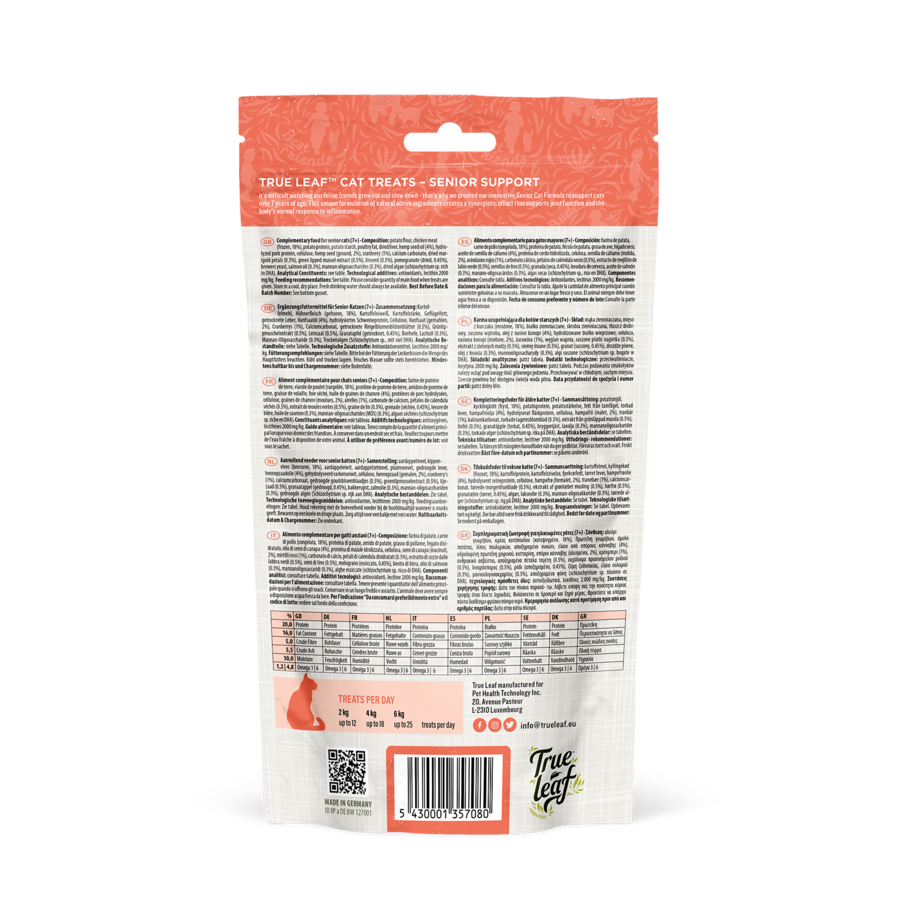 True Leaf Senior Cats Sabor Frango