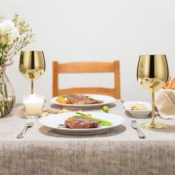 Vinglas Gold in Glass Metallic