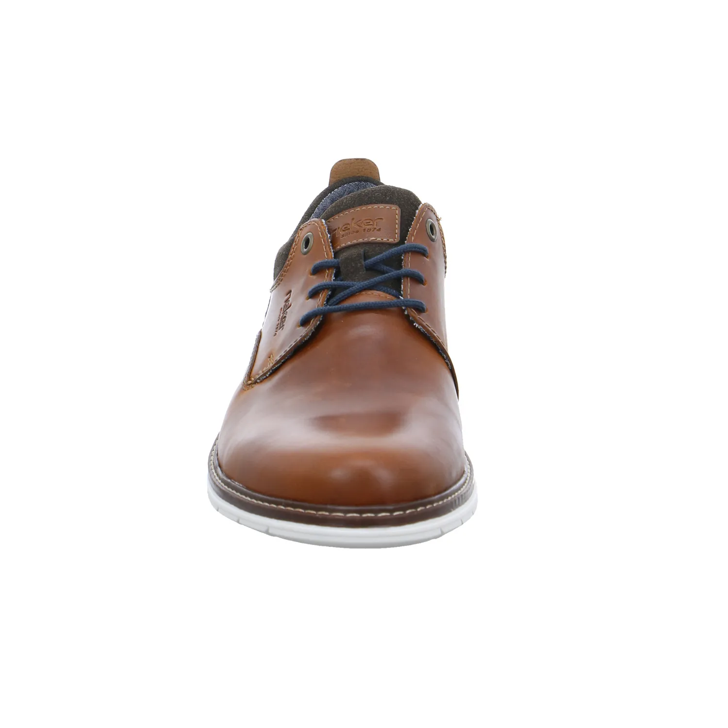 RIEKER Halbschuh-City Cognac Leder
