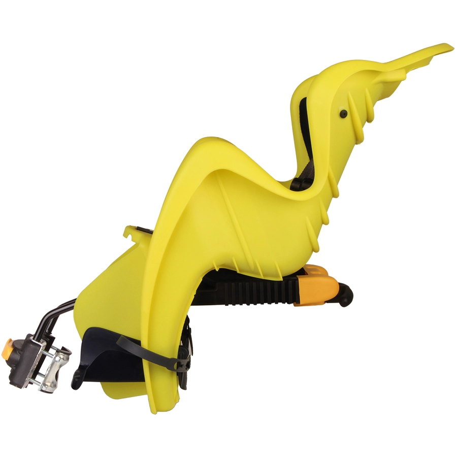 BELLELLI Kindersitz Fahrrad Mr Fox Reclining B-fix Frame mount Yellow HI VIZ