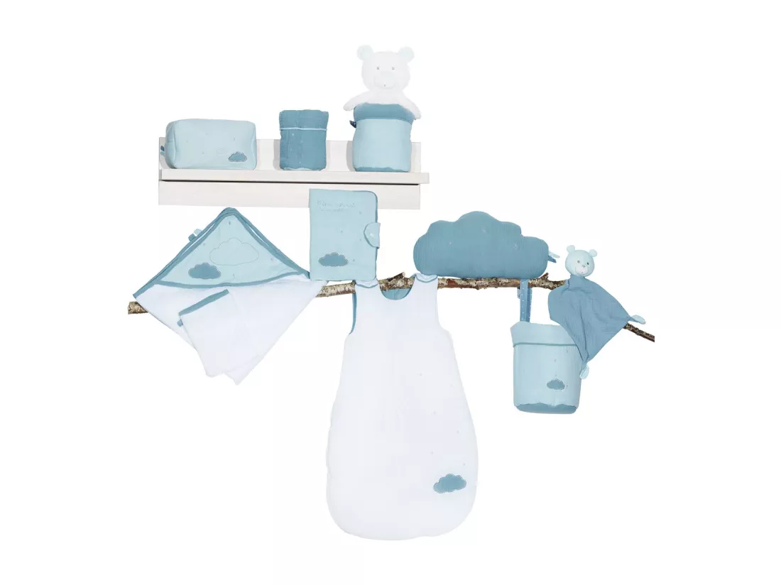 Lot de 3 paniers de rangement en coton