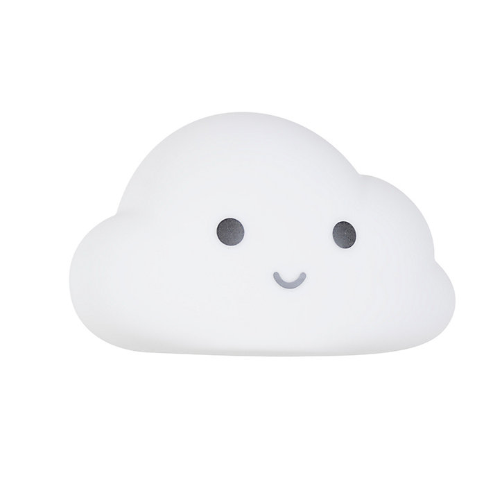 Veilleuse LED Nuage Mural 0,35W IP20 l.5,5 w H.9 cm RGB tactile USB Corep blanc