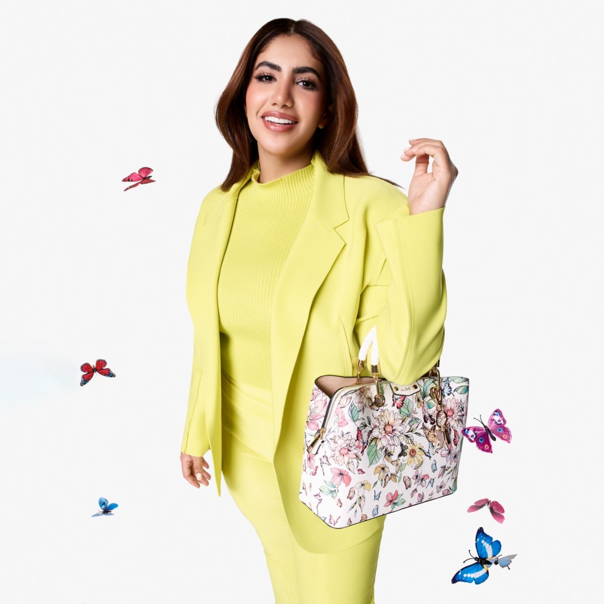 Myrtela White Women Tote Bags
