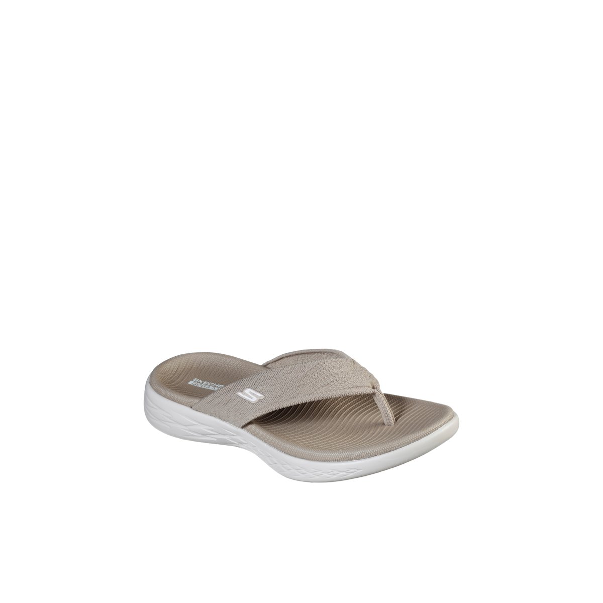 2X les points-Otg_600sunny-Tongs sandales - Talon plat - Autre Beige