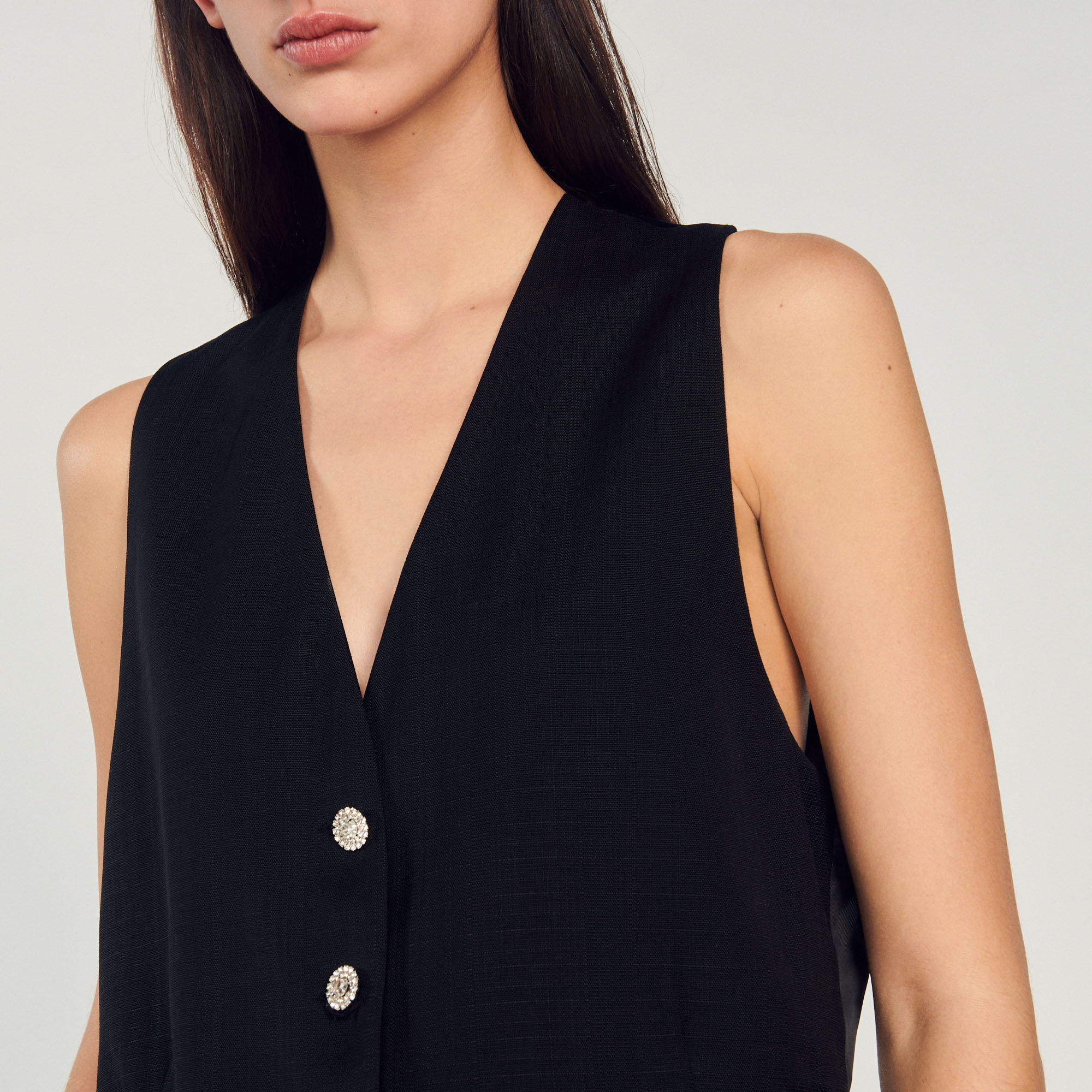 Gilet d'homme á strass