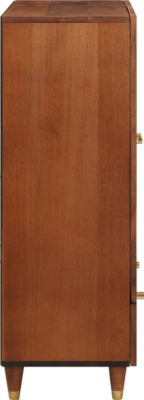 Dressoir - Mangohout - Cane - Veel Opslagruimte
